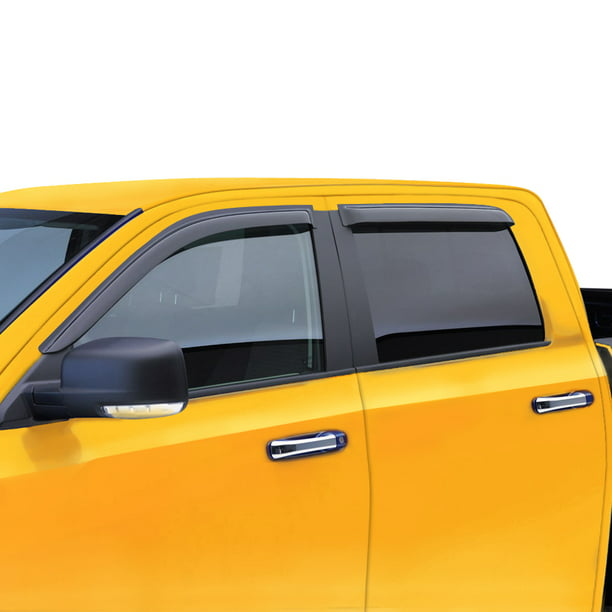 For 15-20 Ford F150 SuperCab Super Cab Window Deflectors Vent Shade Visor Guards